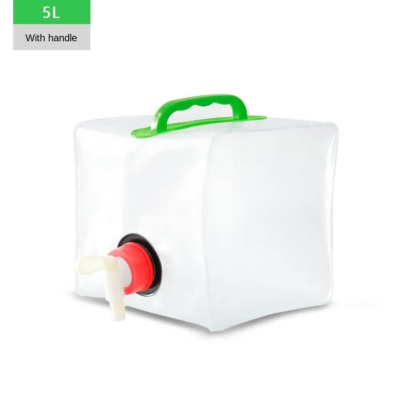 Outdoor Activity 10L/20L Folding Water Pouch Roomy Lightweight Water Container Kettle Plastic Bucket Camping Equipment Supplies