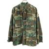 US ARMY Old Woodland Duck Military Jacket S Khaki Camouflage Men's Used