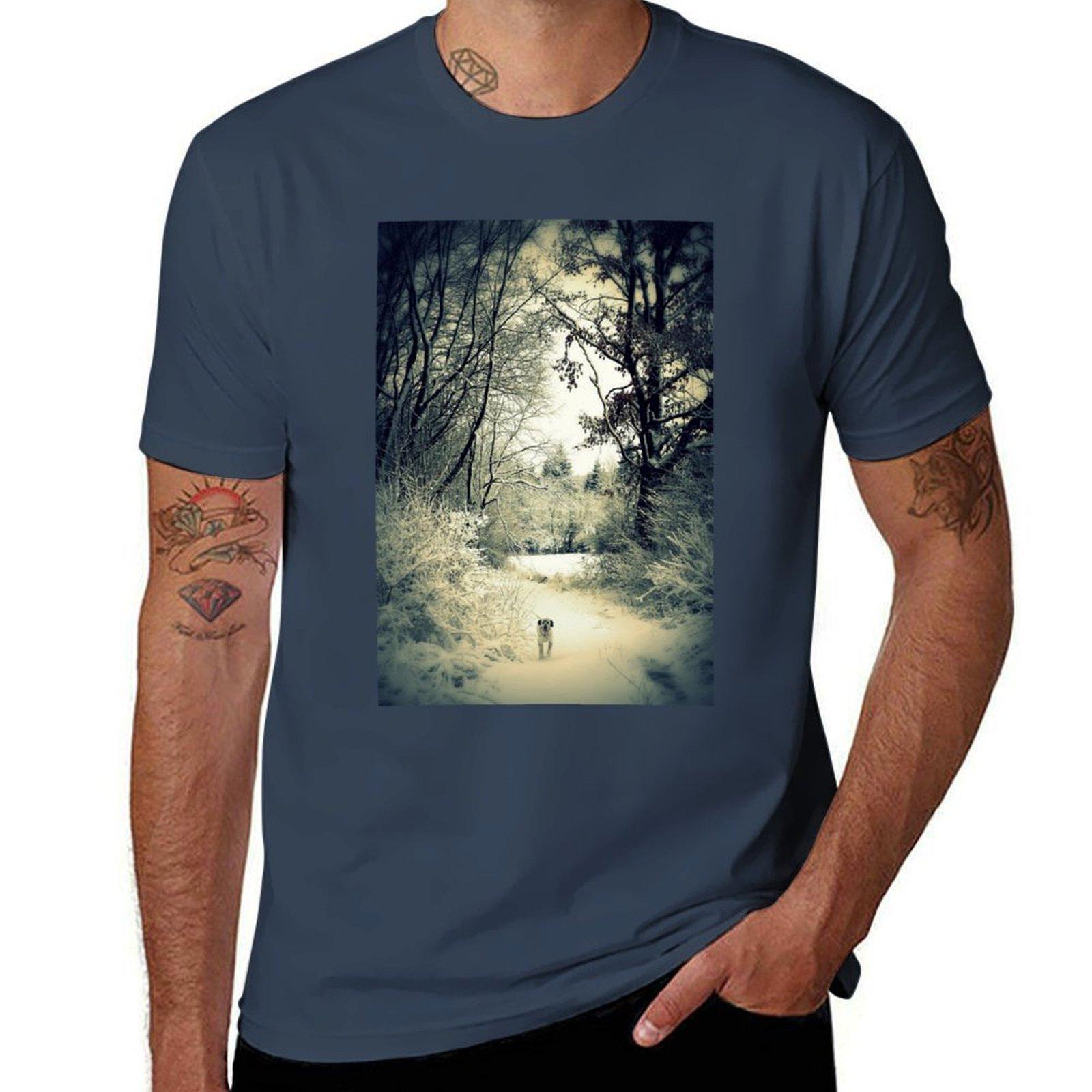 Winter Walk With Julius Tshirt Casual Fashion Short Sleeve Cotton Tshirt S