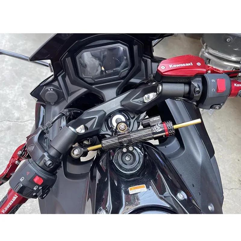 For Kawasaki Ninja650 Ninja 650 2017- Ninja Motorcycle Aluminium Steering Stabilizer Damper Mounting Bracket Kit