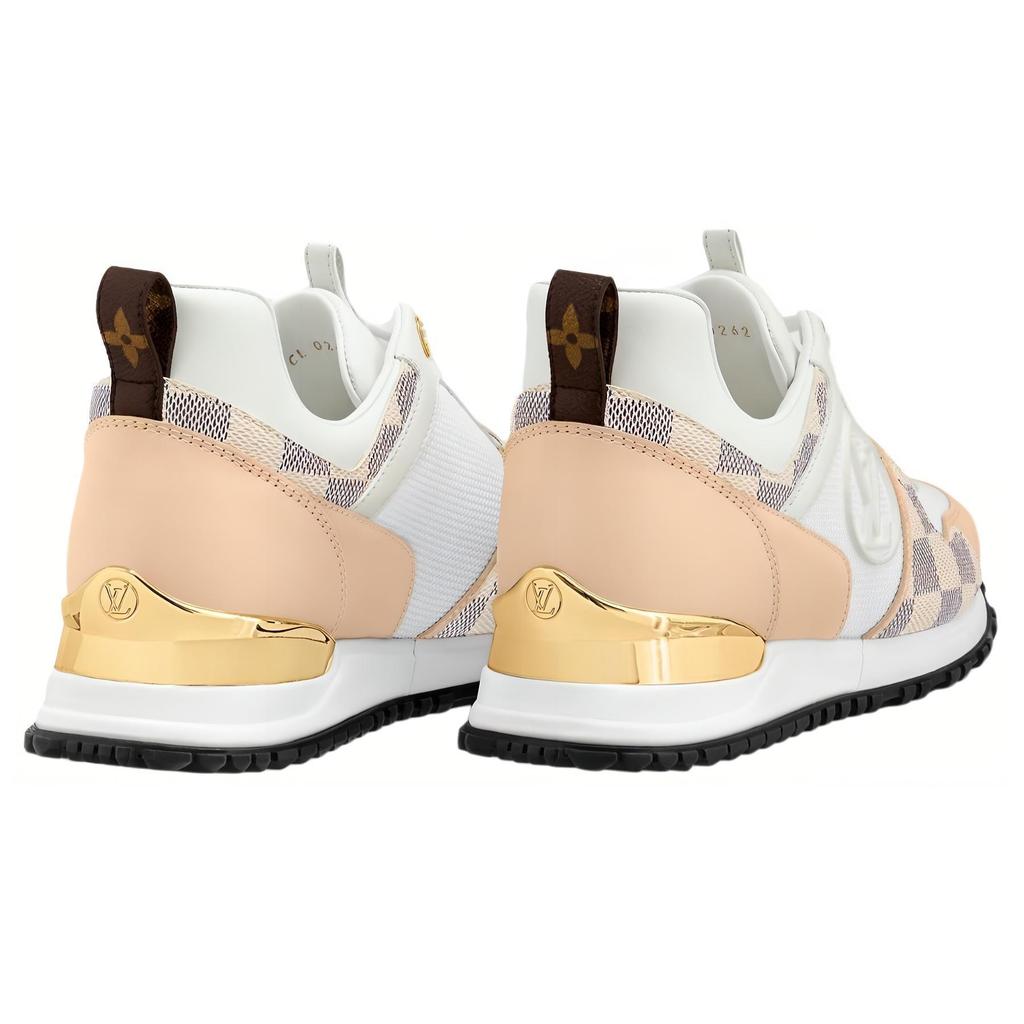 LOUIS VUITTON Run Away Low top Casual Shoes Women's White Umber 1AAWFB