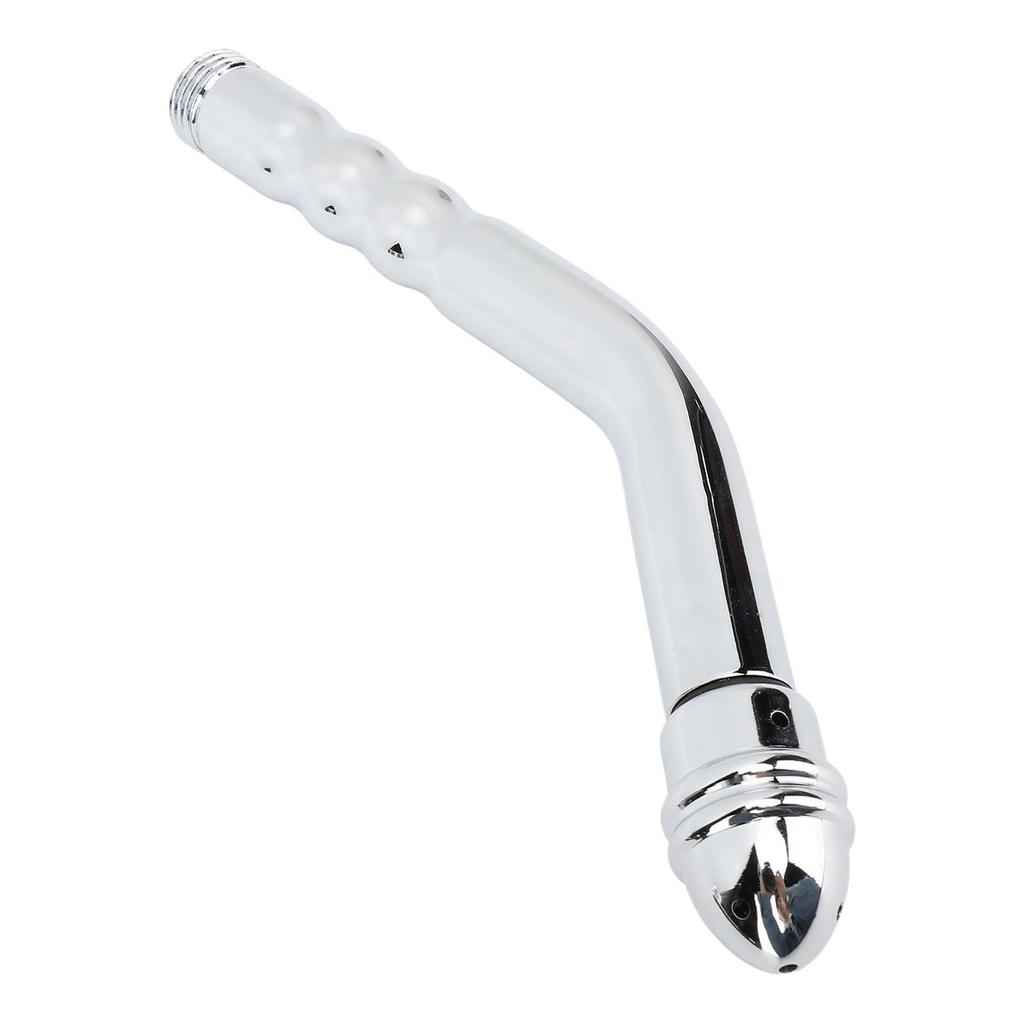 Shower Enema System Bathroom Handheld Aluminum Bent Enema Shower Colonic Douche System Cleaner