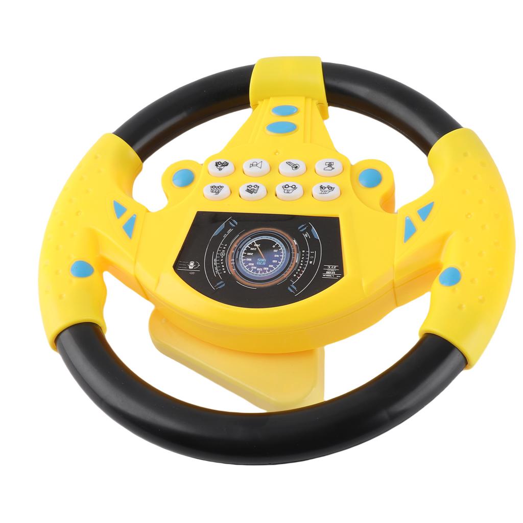Baby Educational Copilot Steering Wheel Music Children Intelligent Toy (Pink Blue)