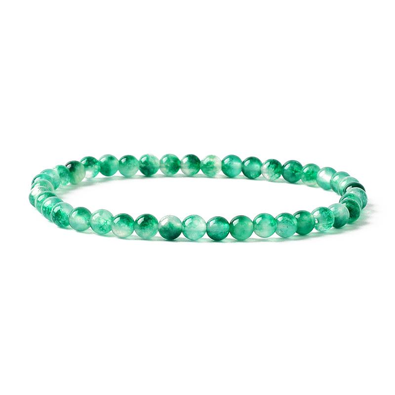 4MM Reiki Amethyst Aquamarines Stretch Bracelets for Women Chakra Natural Stone Beaded Bracelet Men Quartz Agate Jewelry Pulsera