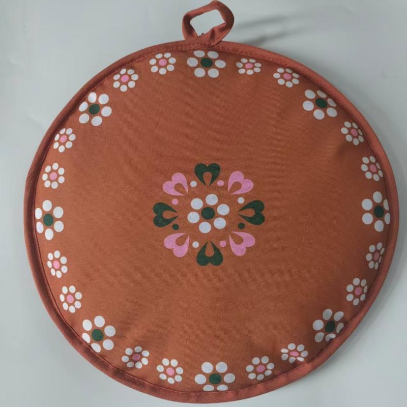 Tortilla Warmer Pouch Round Thickened Insulated Fabric Bag Keep Food Warm For Burrito Pancake Kitchen Dining Party Use