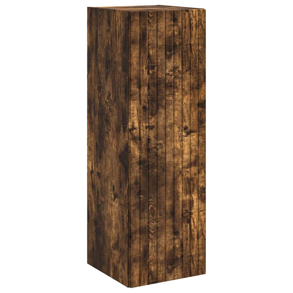 Wall Mounted Bathroom Cabinet Smoked Oak