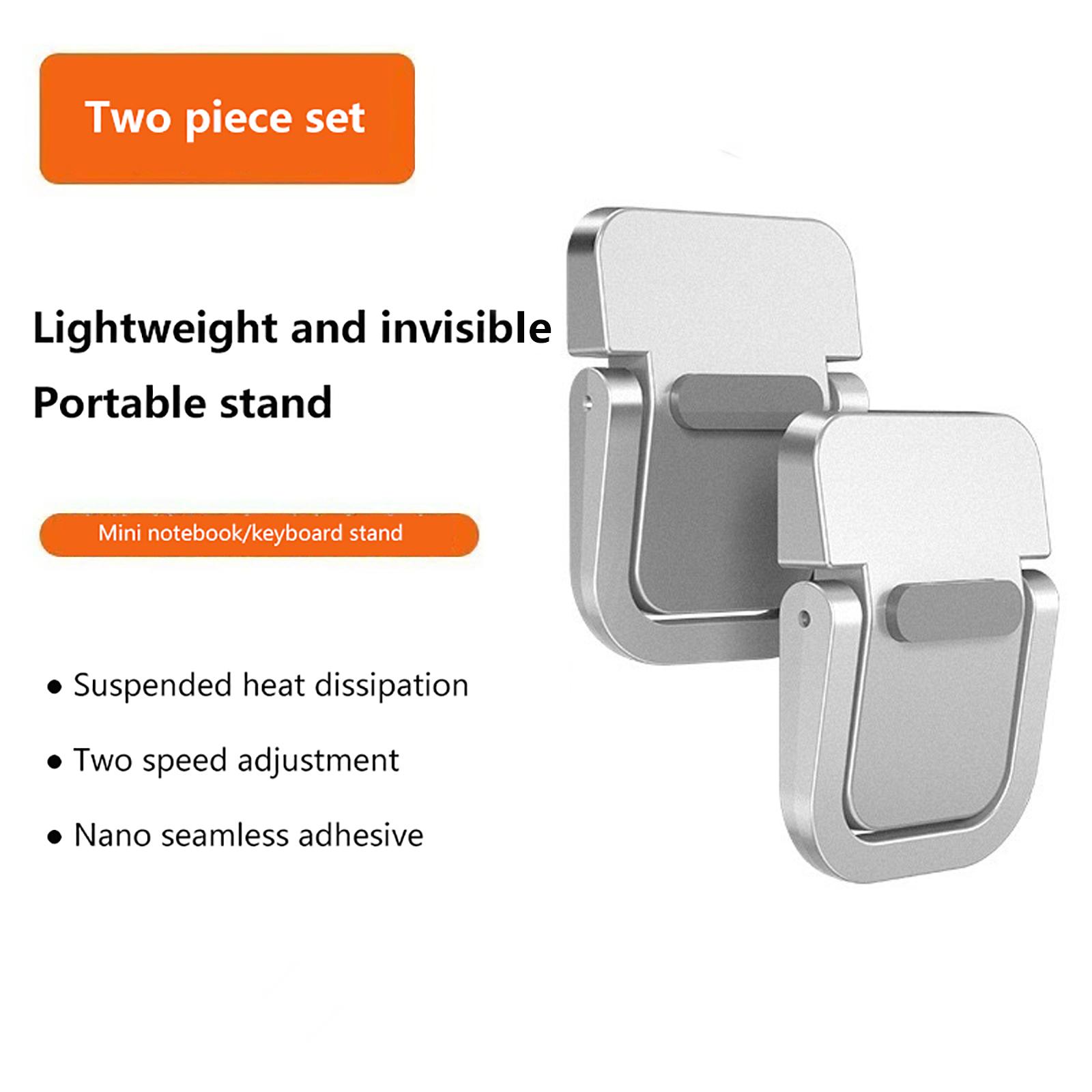 

4 шт. Подставка для ноутбука с присоской, повышающая охлаждающая подставка, подходящая для игр, бизнеса, офиса, многофункциональный радиатор