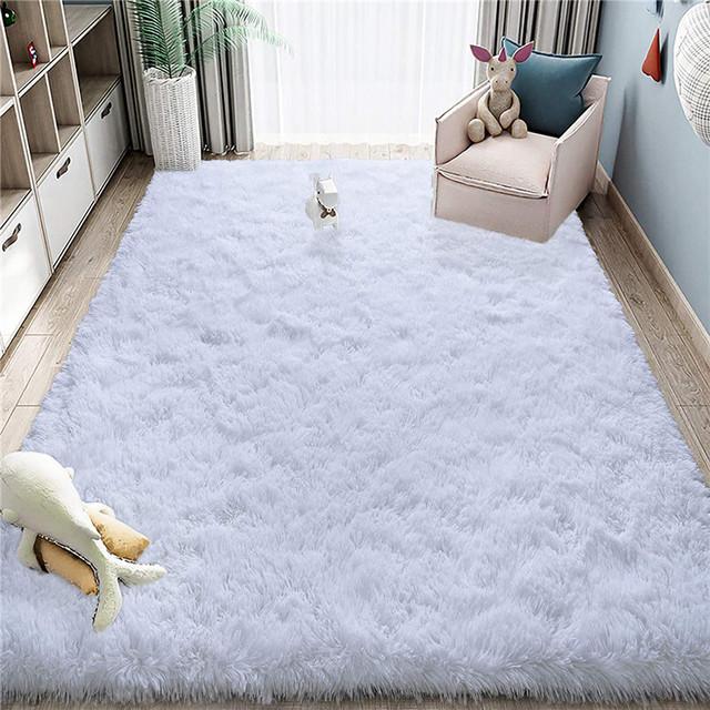 Fluffy Soft Living Room Large Carpet Furry Bedroom Area Decorative Floor Mats Home Essentials Children Tatami Nordic Velvet Rugs