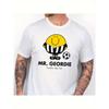 Mr. Geordie & Unisex T-Shirt - 100% Breathable Short Sleeve Tee with Mr. Geordie & Soccer Ball Graphic, Casual Crew Neck, Regular Fit, All-Season