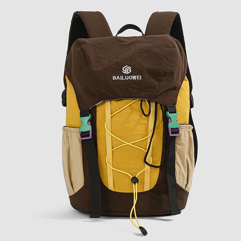 Outdoor-Rucksack Farbblock Wander- und Stadtreise Leichter wasserdichter Rucksack