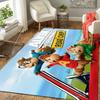 1Pc Chipmunks Road Trip Printed Flannel Rug Soft Non Slip Carpet for Bedroom Living Room Office Floor Outdoor Home Decor Xmas Gift Q1327