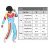 Damen Retro 70er Disco Sportbekleidung für Bühnenauftritte