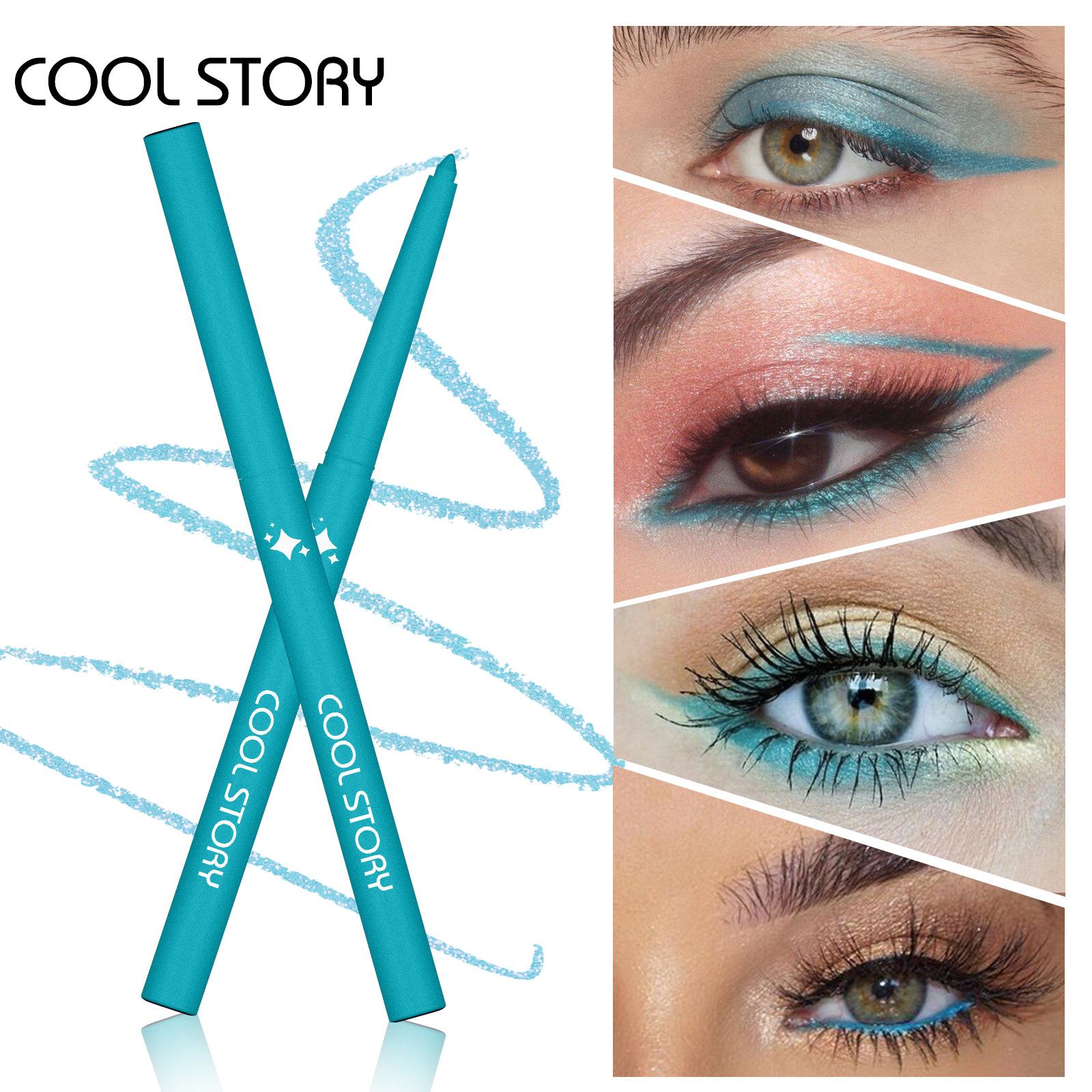 

Одноцветный матовый гелевый карандаш для глаз, кремовый и шелковистый, легко наносится, водостойкий и устойчивый к поту, многофункциональные тени для век