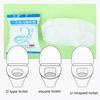 10pcs Travel Disposable Toilet Seat Cover Waterproof Portable Toilet Mat Baby Pregnant Mother, Individually Packed