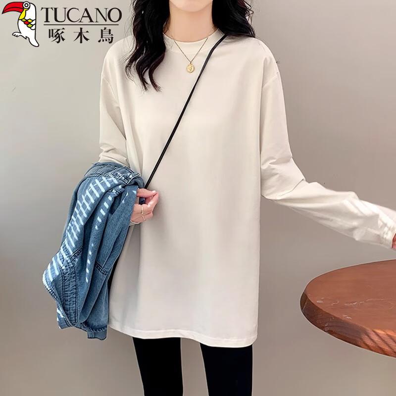 Woodpecker Women s Fleece-Lined Round Neck Long Sleeve Top M