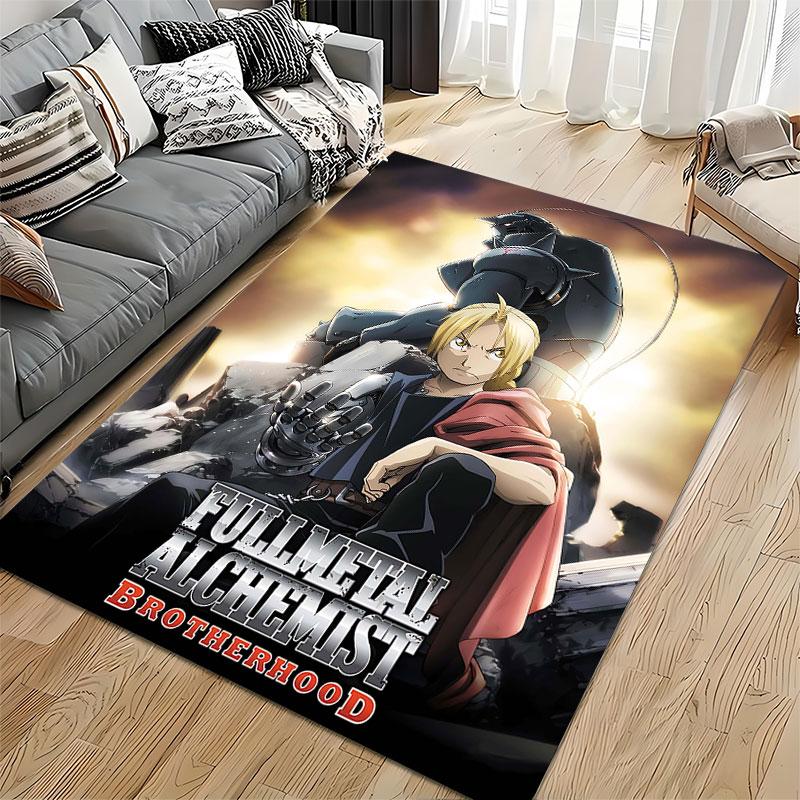 Fullmetal Alchemist Carpet suitable as a non-slip mat for the living room or bedroom sofa