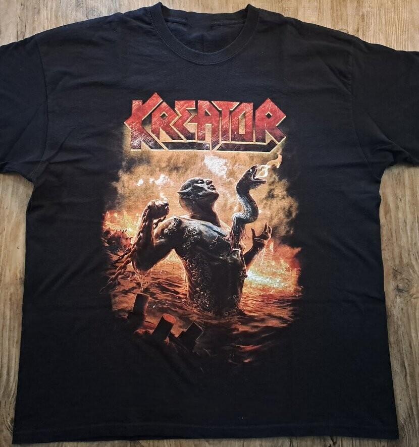 Kreator Band Black T-Shirt Cotton Unisex Short Sleeve S-5XL XXL
