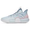 Slip Resistant, Abrasion Resistant, Rebound Resistant Low Top Performance Basketball Shoes Men's Blue Pink Sneakers 112241602-3