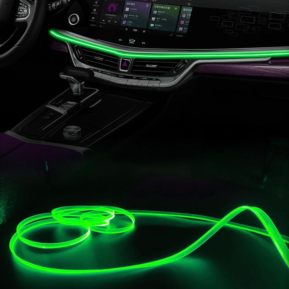 2m/3m RGB LED Car Interior Optic Atmosphere Light Strip APP Control Ambient Neon Invisible Light USB Ambient LED Light Strip