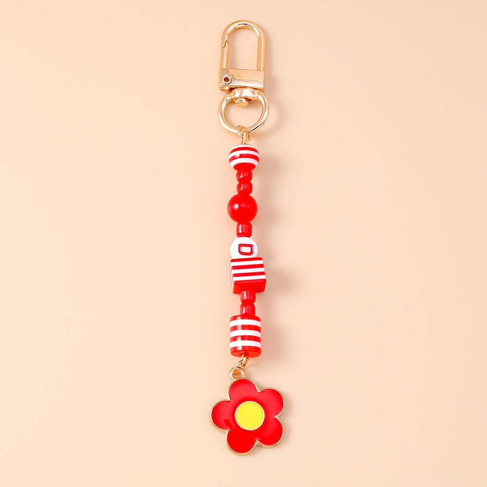 Hübscher Emaille-Blumen-Schlüsselanhänger für Damen und Mädchen, Schlüsselring-Anhänger zur Handtaschendekoration, Handgefertigter Schlüsselanhänger, Schmuck, Geschenke