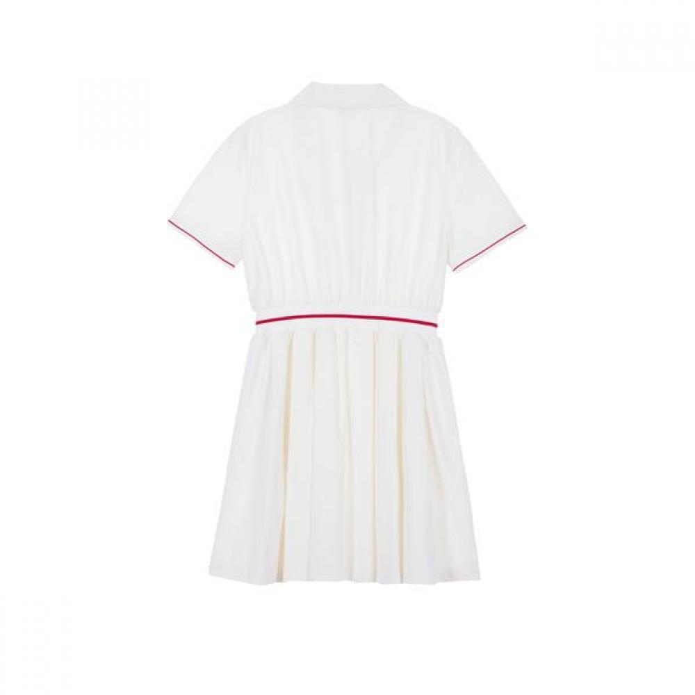 Goxo Woven Short Sleeve Dress Heart Attack