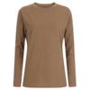 Shop   Women Round Neck CoTTon Span Daily Plain Long Sleeve T shirT Dai Wsh 2032