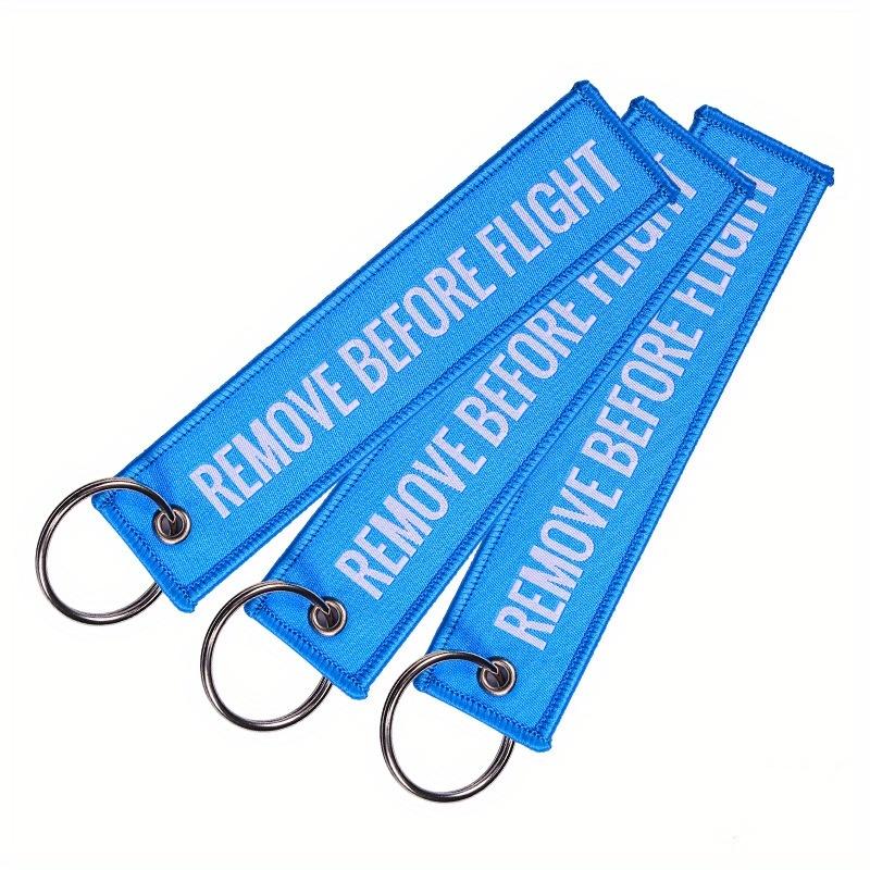 Remove Before Flight Keychain Embroidery Keyring Aviation Gifts Key Fob Car Key Ring, Back To School Supplies,Mother's Day Gift