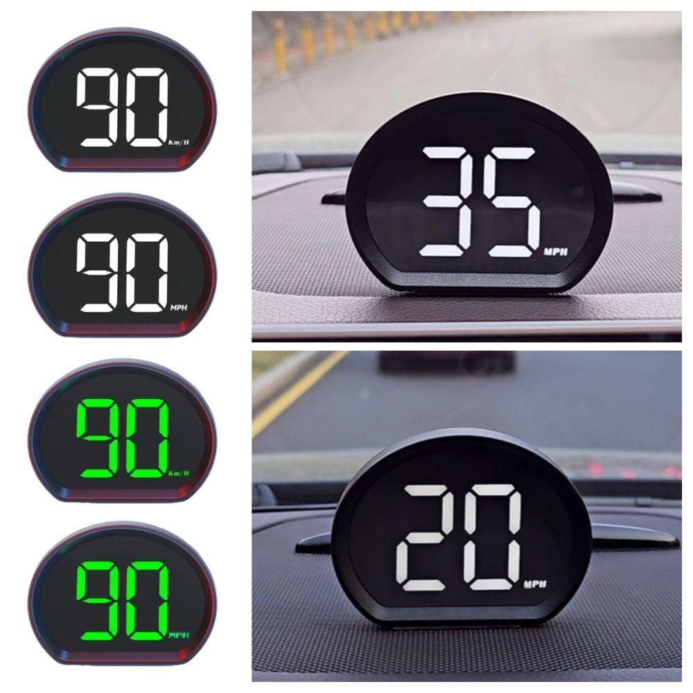 Plug&Play HUD Car Head Up Display KMH/MPH Windshield Speed Projector  Tachometer