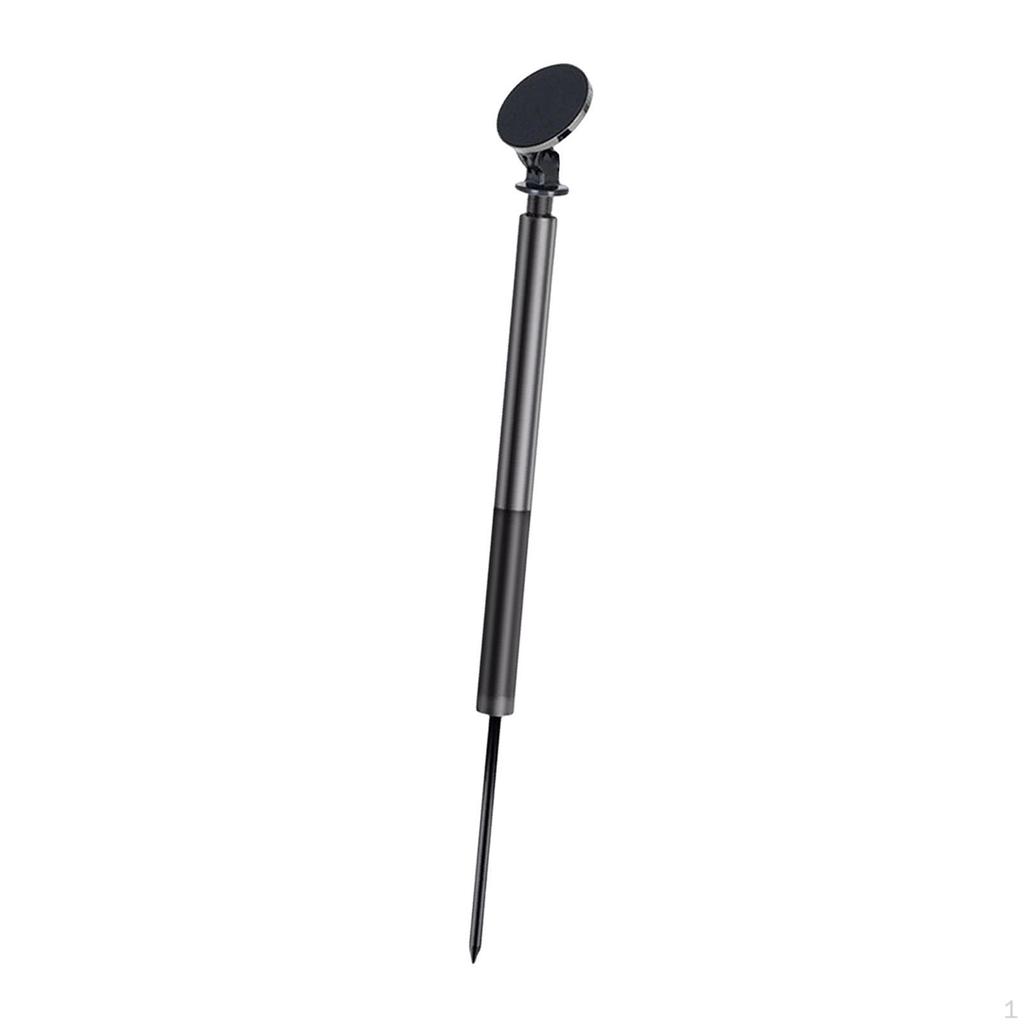 Golf Monopod Phone Holder Aluminum Alloy with Ground Stake Smartphone Mount Selfie Rod for Training