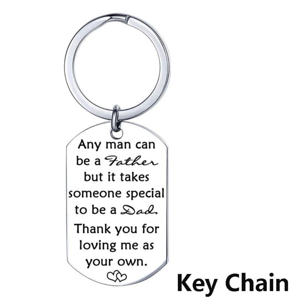 

1PC Best Dads Key Chain Minimalist Key Holder Gift Key Ring Bag