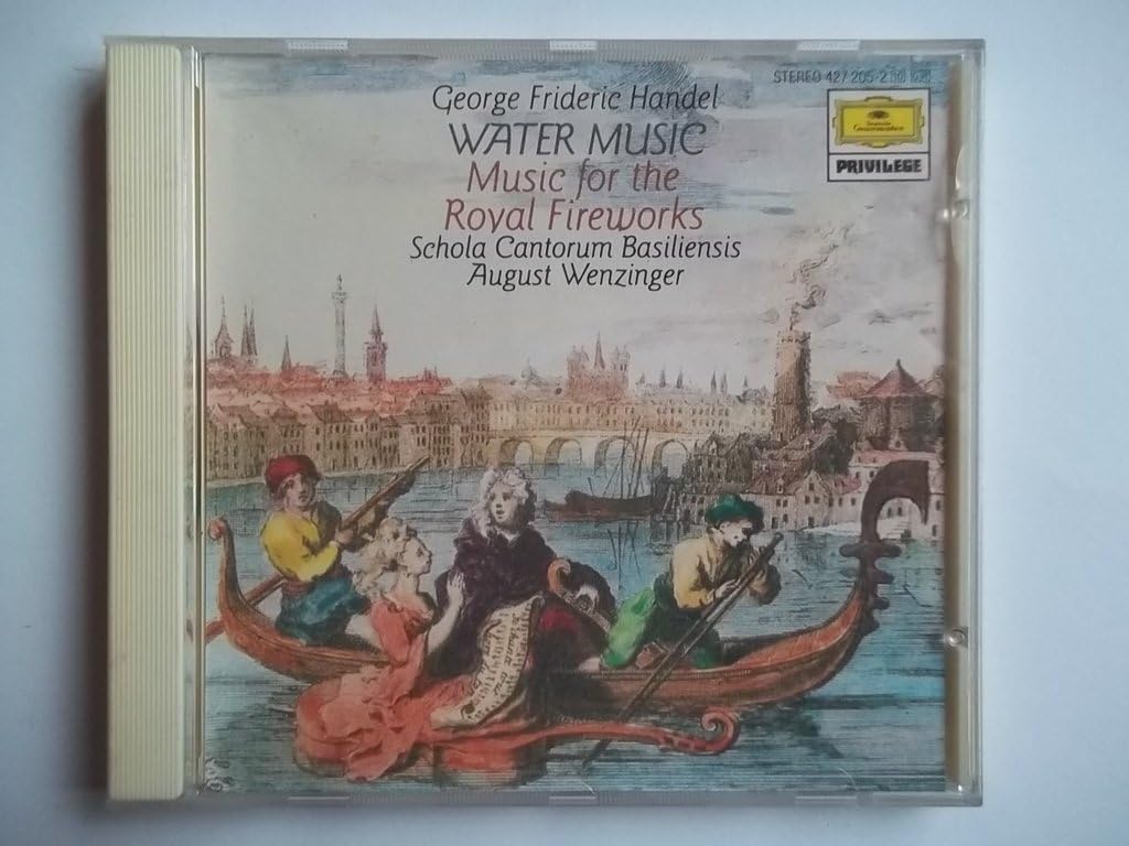 

CD GEORG FRIEDRICH HNDEL SCHOLA CAN Wassermusik Feuerwerksmusik 4272052 Deutsche Grammo Germany Classical Used