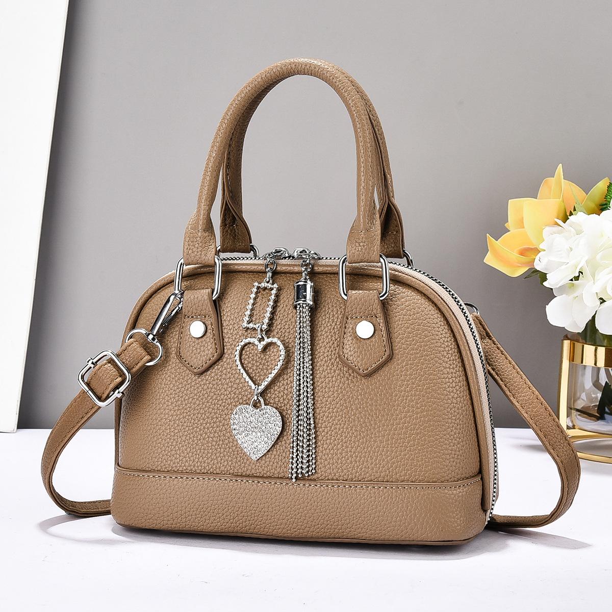 

Latest Plaid Patchwork Macaron Handbag Simple To Use Atmosphere Shoulder Bag Style Large Capacity Crossbody Bag Women .
