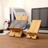 Desktop Bamboo Phone Holder Wooden Smartphone Charging Stand Creative Multifunctional Lazy Stand for Mobile Phone Tablet Support
