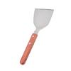 Grill Scraper and Spatula Combined Tool with Stainless Steel Blade and Solid Wood Handle for Multi Task Cooking