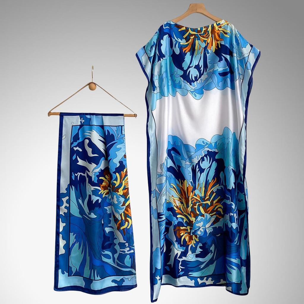 Middle Eastern Style Loose Long Dress Abaya for Women