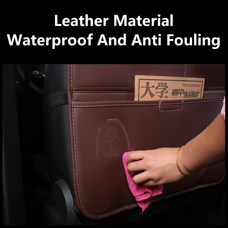 Car Seat Storage Anti-Kick Mats Auto Seat Back Protector Cover For Children Car Back Seat Anti-Dirty Pad Car Accessories