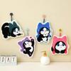 1 Pcs Cute Creativity Cat Hanging Towel Kitchen Hand Towel Bathroom Soft Absorbent Handkerchief Wipe Towel Cartoon Kids Towels