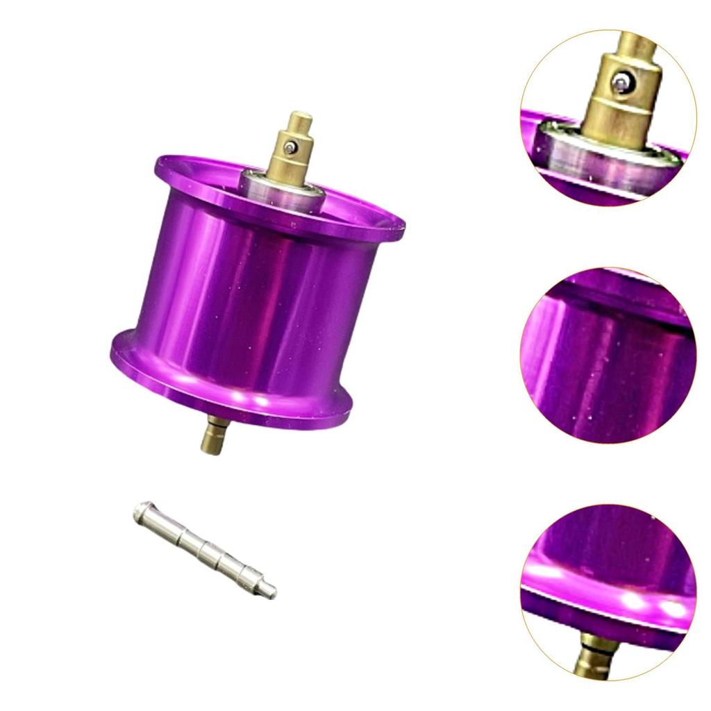 Fishing Reel Spool Aluminum Alloy DIY Baitcasting Reel Refit Spool Part Fishing Tool for Flying Fishing