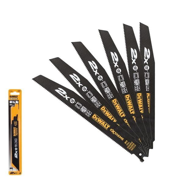 Dewalt Reciprocating Saw Blade 203X1.4-1.8Mm Metal Extreme /5Pcs.