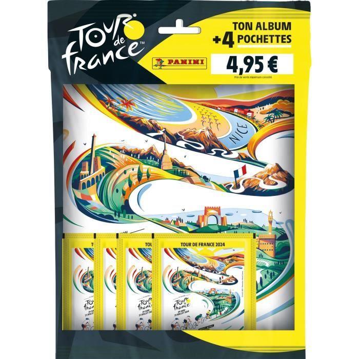 Pack De Démarrage - PANINI - Collection Officielle Tour De France 2024 - Contient L'album + 4 Pochettes De 5 Stickers