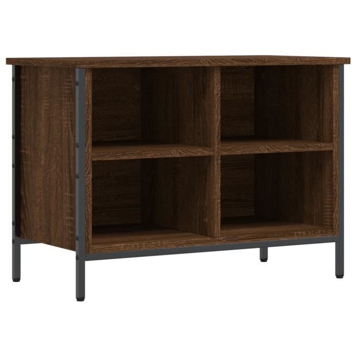 VidaXL Armoire à chaussures chêne marron 69x35x50 cm bois d'ingénierie 831837