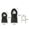 4Pcs Replacement Zipper Pull Puller End Fit Rope Tag Clothing Zip Fixer Broken Buckle Zip Cord Tab Bag Suitcase Tent Backpack