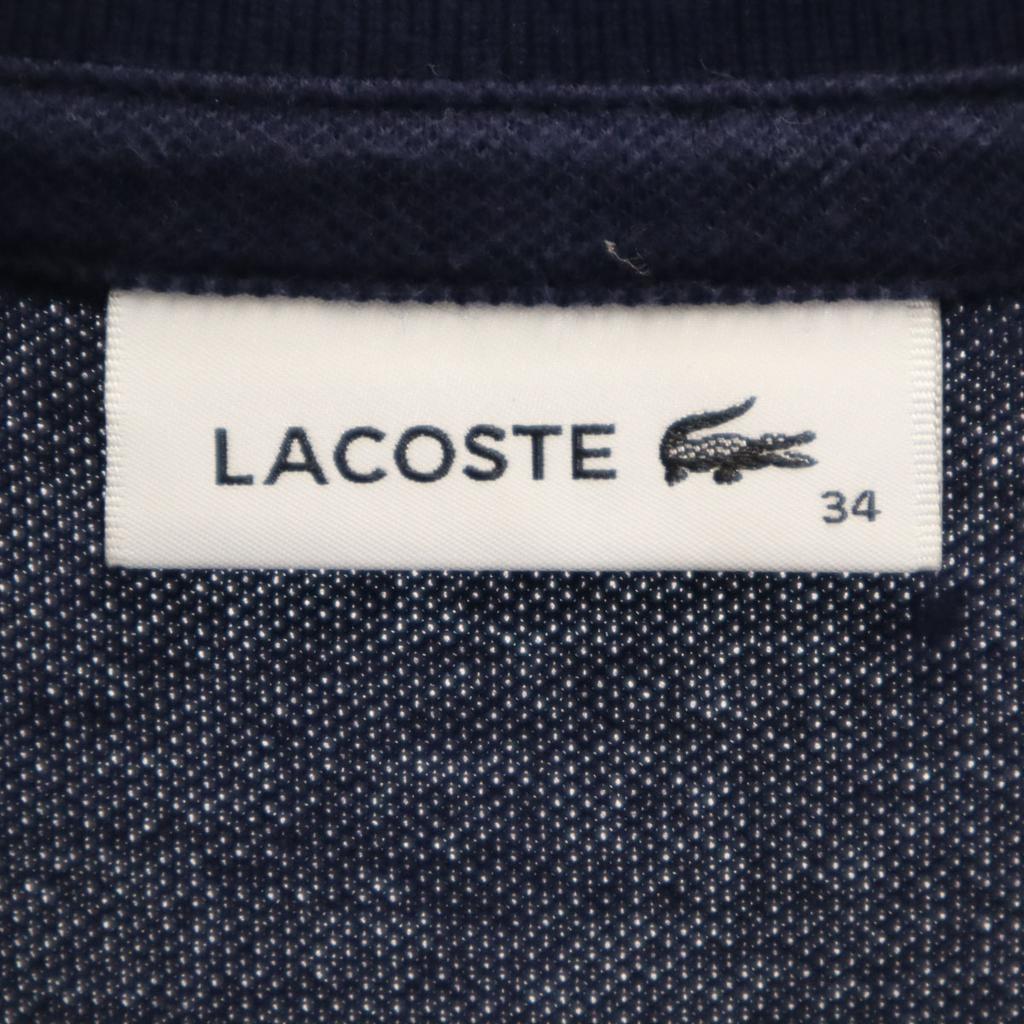 Lacoste Kurzarm Skipper Farbe Poloshirt 34 Marineblau Damen Gebraucht