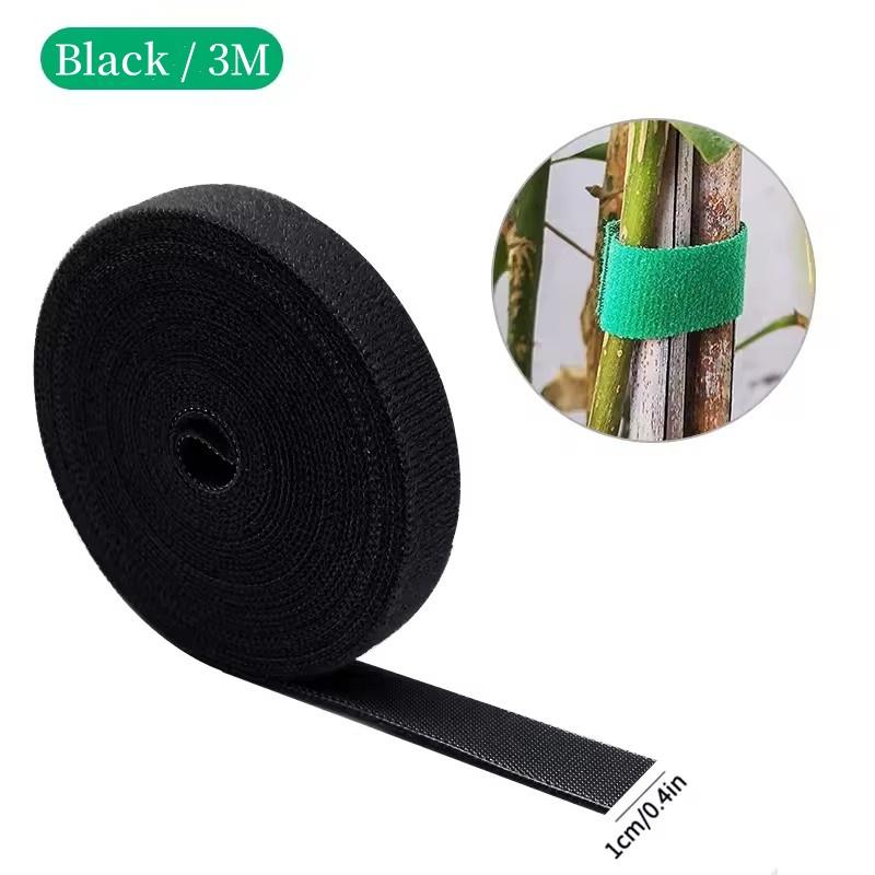 

3 Rolls Green Garden Twine Plant Ties Nylon Plant Bandage 3 Meters Garden Hook Loop Bamboo Cane Wrap Support Garden Accessories 3pcs