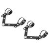 41mm-51mm Fork Black Headlight Mount Bracket Motorcycle Head Lamp Holder Adapter