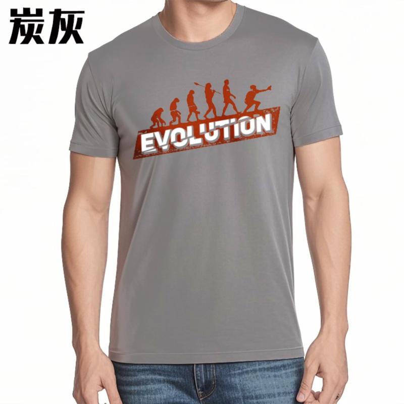 Minimalist Tshirt Adult For Unisex Round Neck Tshirt Plus Size Evolution Of HuUnisex To Baseball Player Anime For Her Tee Shirt