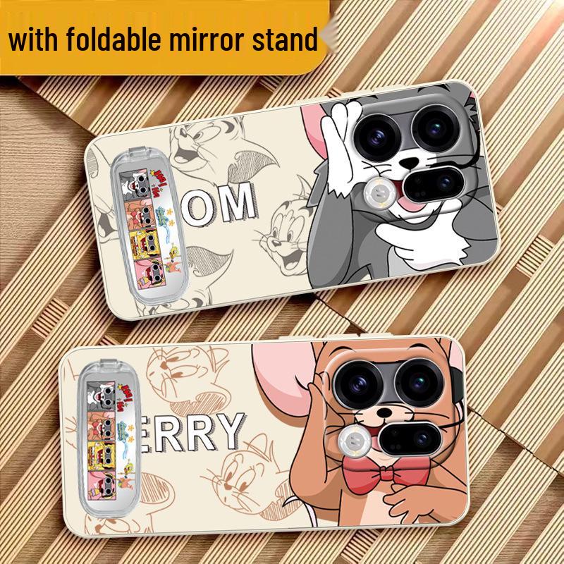 Мультяшный защитный чехол-подставка iQOO15 для мужчин и женщин Colorful Binocular Jerry