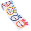 100 Pcs Medal Reward Stickers Teacher Badge Inspirational Classroom Stationery Sticker Kids Motivational Student Recognition
