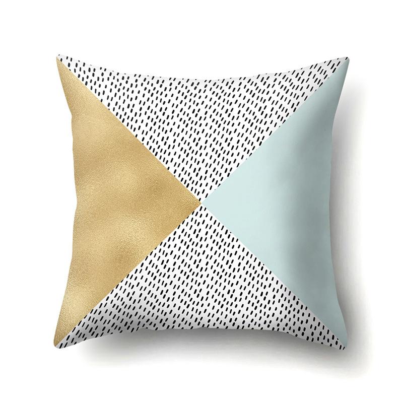 Ins Style Abstract Creative Polyester Pillow Case Car Decoration Home Printed Bedside Cushion Cover Pillow Case