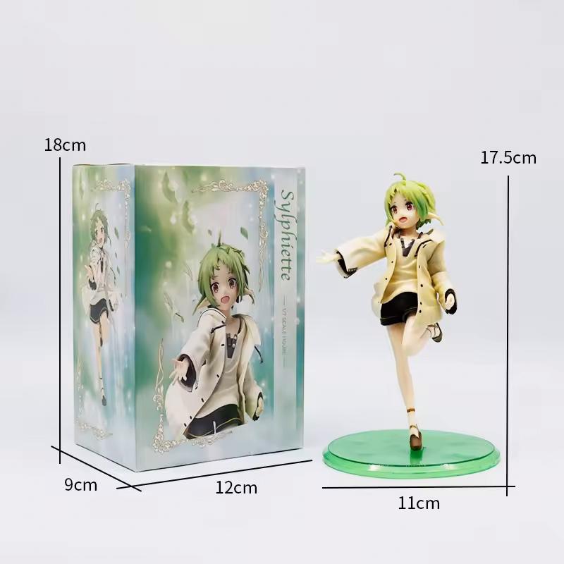 Anime Eris Boreas Figure Toys Mushoku Tensei Action Figures Eris Greyrat Figure Model PVC Collectible Statue Decoration Dolls